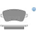 Meyle | Bremsbelagsatz, Scheibenbremse | 025 244 0317/W Meyle | Bremsbelagsatz, Scheibenbremse | 025 244 0317/W