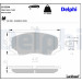 Delphi | Bremsbelagsatz, Scheibenbremse | LP1594