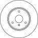 TRW | Bremsscheibe | DF4961 TRW | Bremsscheibe | DF4961