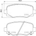 Hella | Bremsbelagsatz, Scheibenbremse | 8DB 355 025-481 Hella | Bremsbelagsatz, Scheibenbremse | 8DB 355 025-481