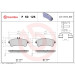 Brembo | Bremsbelagsatz, Scheibenbremse | P 50 125 Brembo | Bremsbelagsatz, Scheibenbremse | P 50 125
