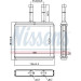 Nissens | Wärmetauscher, Innenraumheizung | 76504 Nissens | Wärmetauscher, Innenraumheizung | 76504