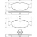 BOSCH Bremsbelagsatz, Scheibenbremse 0 986 494 413