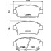 Hella | Bremsbelagsatz, Scheibenbremse | 8DB 355 010-901