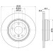 Hella | Bremsscheibe | 8DD 355 128-121