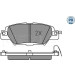 Meyle | Bremsbelagsatz, Scheibenbremse | 025 223 3214/PD Meyle | Bremsbelagsatz, Scheibenbremse | 025 223 3214/PD