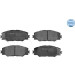 025 243 3717 Bremsbelagsatz, Scheibenbremse MEYLE-ORIGINAL: True to OE.