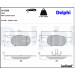 Delphi | Bremsbelagsatz, Scheibenbremse | LP1385 Delphi | Bremsbelagsatz, Scheibenbremse | LP1385
