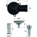 Mahle | Thermostat, Kühlmittel | TI 220 87D Mahle | Thermostat, Kühlmittel | TI 220 87D