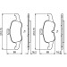0 986 494 820 Bremsbelagsatz, Scheibenbremse