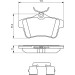 BOSCH | Bremsbelagsatz, Scheibenbremse | 0 986 494 640