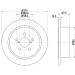 Hella | Bremsscheibe | 8DD 355 114-641