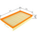 BOSCH F 026 400 477 Luftfilter
