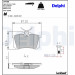Delphi | Bremsbelagsatz, Scheibenbremse | LP565 Delphi | Bremsbelagsatz, Scheibenbremse | LP565