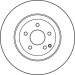 Bremsscheibe TRW SINGLE DF7351S