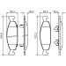 BOSCH | Bremsbelagsatz, Scheibenbremse | 0 986 424 666