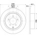 Hella | Bremsscheibe | 8DD 355 115-491 Hella | Bremsscheibe | 8DD 355 115-491