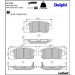 Delphi Bremsbelagsatz, Scheibenbremse LP1742