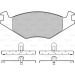 598127 Bremsbelagsatz, Scheibenbremse
