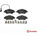 Brembo | Bremsbelagsatz, Scheibenbremse | P 23 107 Brembo | Bremsbelagsatz, Scheibenbremse | P 23 107