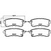 Hella Pagid | Bremsbelagsatz, Scheibenbremse | 8DB 355 019-541