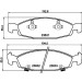 Hella | Bremsbelagsatz, Scheibenbremse | 8DB 355 009-881