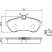 0 986 424 635 Bremsbelagsatz, Scheibenbremse