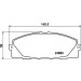 Hella | Bremsbelagsatz, Scheibenbremse | 8DB 355 015-831