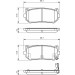0 986 424 693 Bremsbelagsatz, Scheibenbremse 0 986 424 693 Bremsbelagsatz, Scheibenbremse