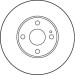 TRW | Bremsscheibe | DF2702 TRW | Bremsscheibe | DF2702