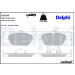 Delphi | Bremsbelagsatz, Scheibenbremse | LP2292