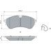 0 986 424 929 Bremsbelagsatz, Scheibenbremse