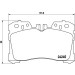 Brembo | Bremsbelagsatz, Scheibenbremse | P 83 075