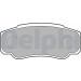 Delphi | Bremsbelagsatz, Scheibenbremse | LP1790 Delphi | Bremsbelagsatz, Scheibenbremse | LP1790