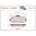 Brembo | Bremsbelagsatz, Scheibenbremse | P 50 031
