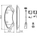 BOSCH | Bremsbelagsatz, Scheibenbremse | 0 986 494 613 BOSCH | Bremsbelagsatz, Scheibenbremse | 0 986 494 613