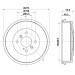 Hella | Bremstrommel | 8DT 355 303-001 Hella | Bremstrommel | 8DT 355 303-001