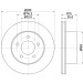 Hella | Bremsscheibe | 8DD 355 108-591
