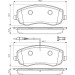 BOSCH Bremsbelagsatz, Scheibenbremse 0 986 494 385