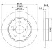 Hella | Bremsscheibe | 8DD 355 118-971 Hella | Bremsscheibe | 8DD 355 118-971