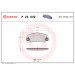 Brembo | Bremsbelagsatz, Scheibenbremse | P 23 032