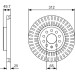 BOSCH | Bremsscheibe | 0 986 479 C29