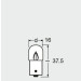 Osram | Glühlampe, Schlussleuchte | Original 24V 5W Metallsockel | 5626 Osram | Glühlampe, Schlussleuchte | Original 24V 5W Metallsockel | 5626
