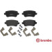 Brembo | Bremsbelagsatz, Scheibenbremse | P 23 102 Brembo | Bremsbelagsatz, Scheibenbremse | P 23 102