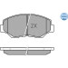 025 238 6817 Bremsbelagsatz, Scheibenbremse MEYLE-ORIGINAL: True to OE.