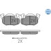 Meyle | Bremsbelagsatz, Scheibenbremse | 025 209 0518/W Meyle | Bremsbelagsatz, Scheibenbremse | 025 209 0518/W