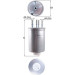 Knecht | Kraftstofffilter | KL 1026 Knecht | Kraftstofffilter | KL 1026