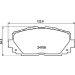 Hella | Bremsbelagsatz, Scheibenbremse | 8DB 355 013-901 Hella | Bremsbelagsatz, Scheibenbremse | 8DB 355 013-901