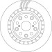 DF6039S Bremsscheibe TRW SINGLE