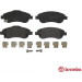 Brembo | Bremsbelagsatz, Scheibenbremse | P 28 045 Brembo | Bremsbelagsatz, Scheibenbremse | P 28 045